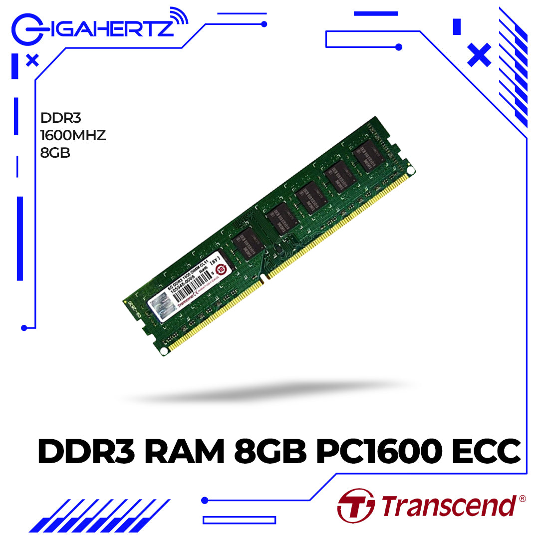 Transcend DDR3 RAM 8GB PC1600 ECC