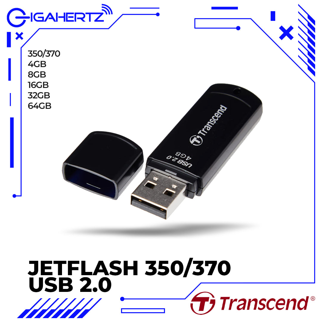 Transcend Jetflash 350370 Usb 20 Usb Flash Drives Gigahertz 5297