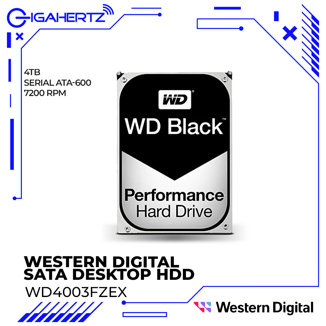 Western Digital WD4003FZEX 4TB 7200RPM Sata Desktop HDD