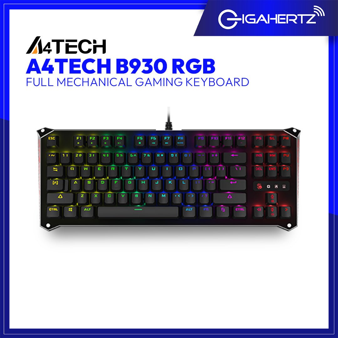 A4Tech B930 RGB Full Mechanical Gaming Keyboard | Gigahertz