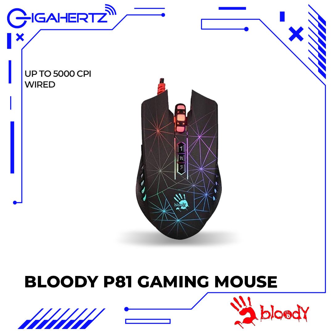 A4Tech Bloody P81 Gaming Mouse | Gigahertz | A4Tech