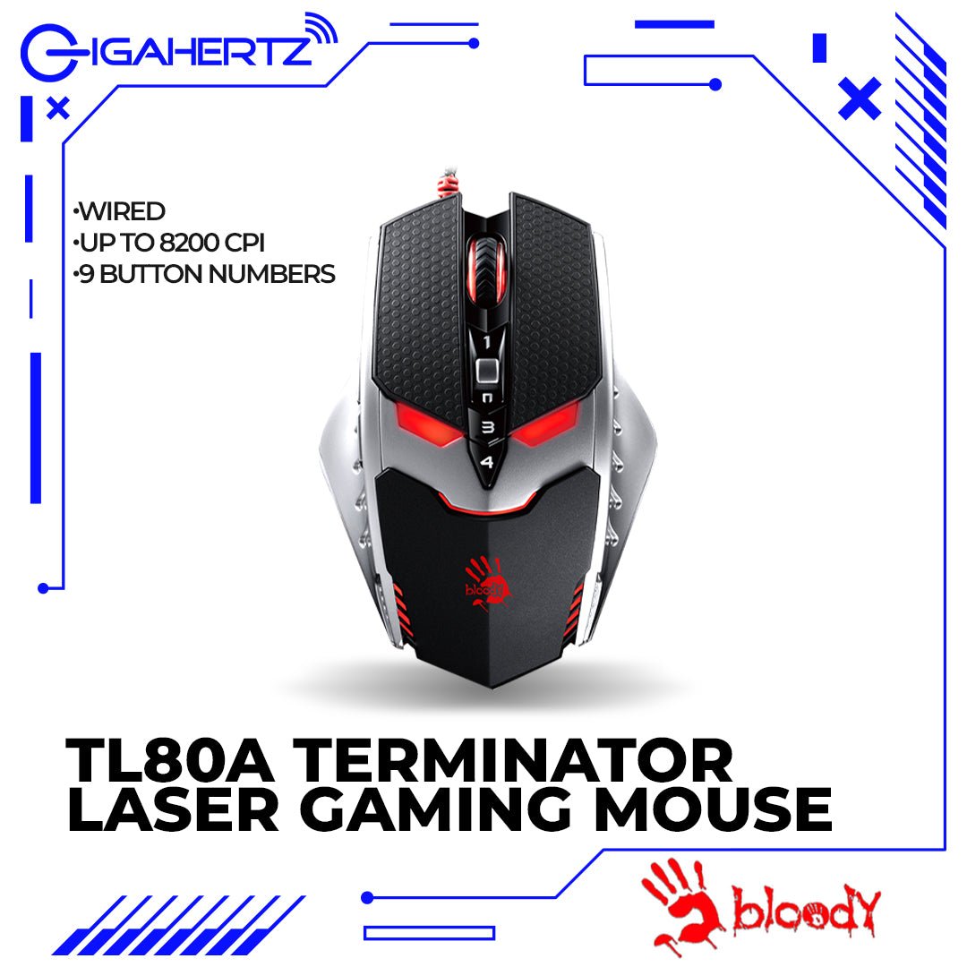 A4Tech Bloody TL80A Terminator Laser Gaming Mouse | Gigahertz | A4Tech