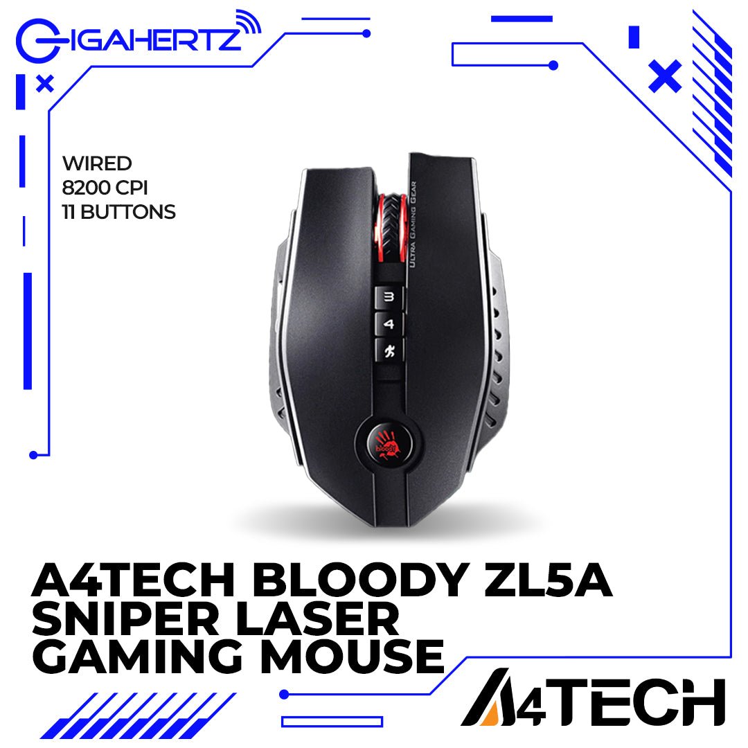 A4Tech Bloody ZL5A Sniper Laser Gaming Mouse | Gigahertz | A4Tech