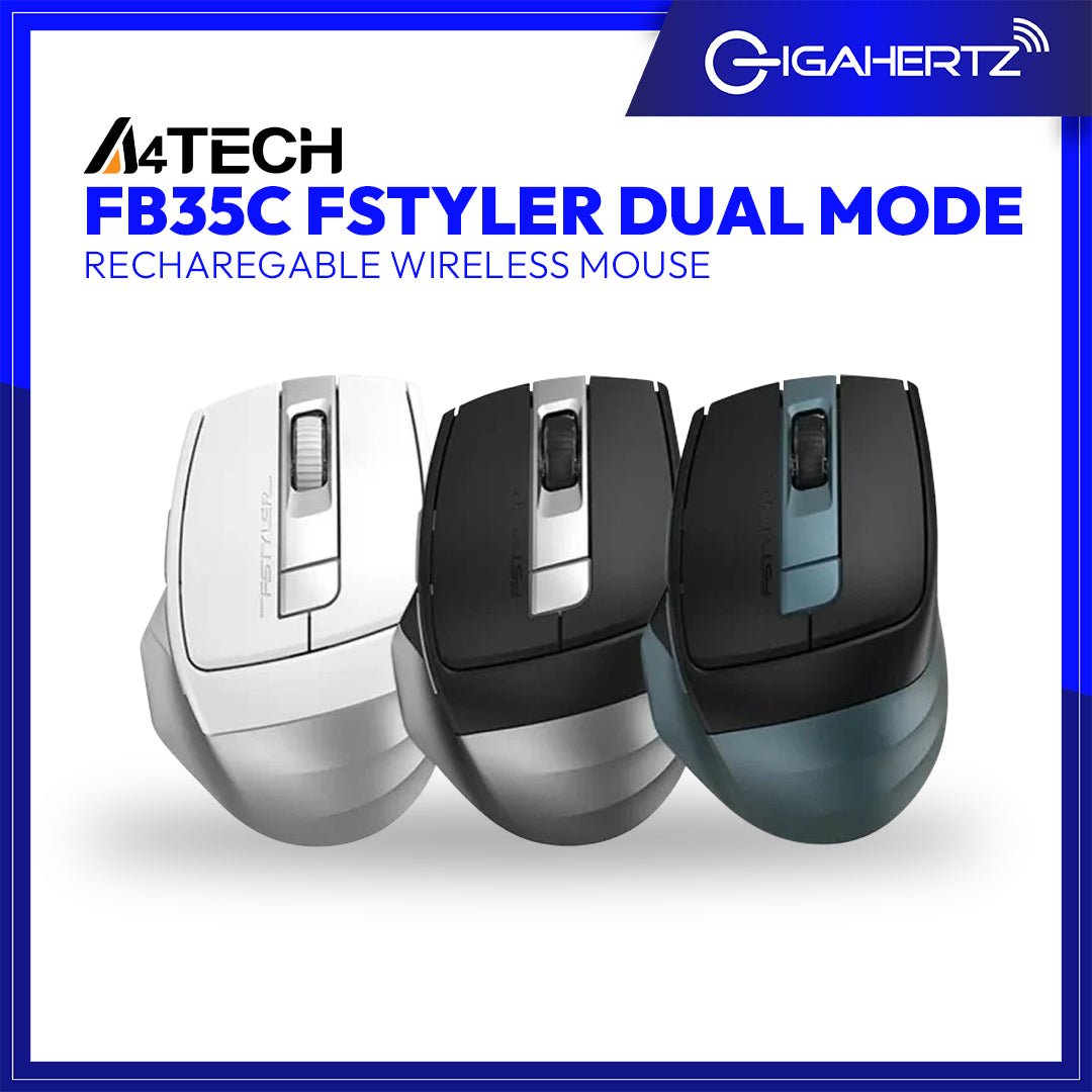 A4tech FB35C FStyler Dual Mode Recharegable Wireless Mouse | Gigahertz