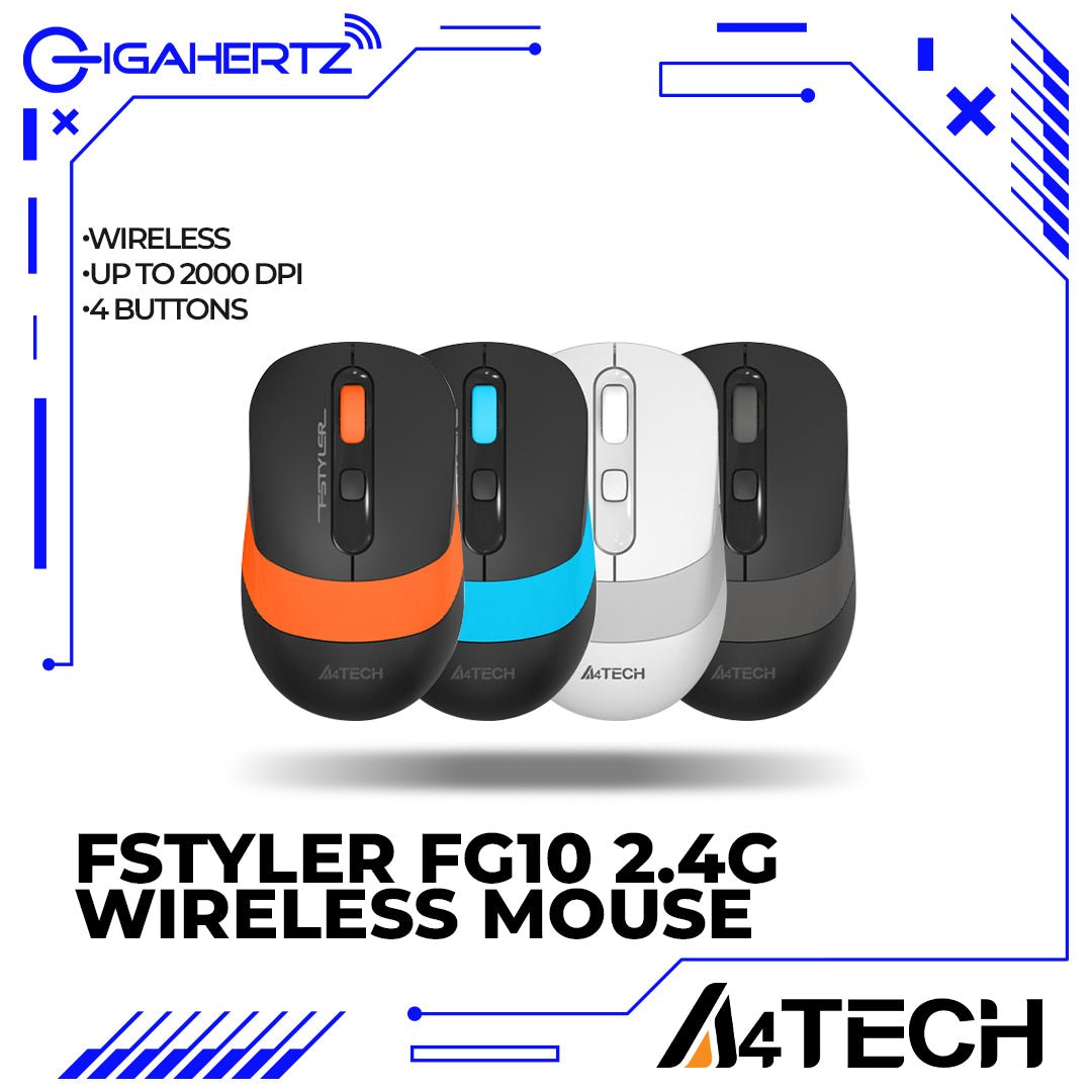 A4Tech FStyler FG10 Wireless Mouse | Gigahertz