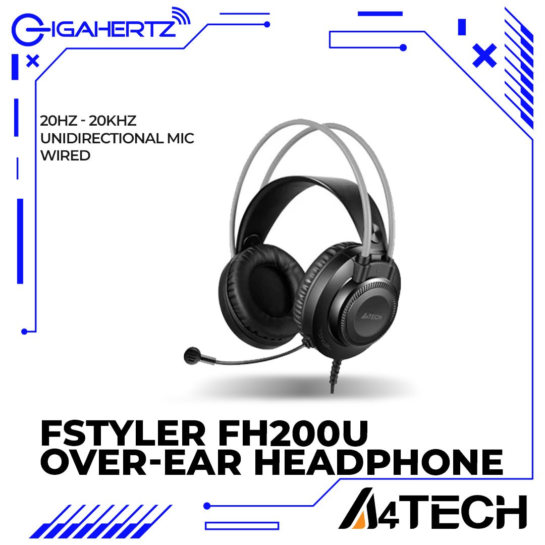 A4Tech FStyler FH200U Conference USB Over - Ear Headphone | Gigahertz