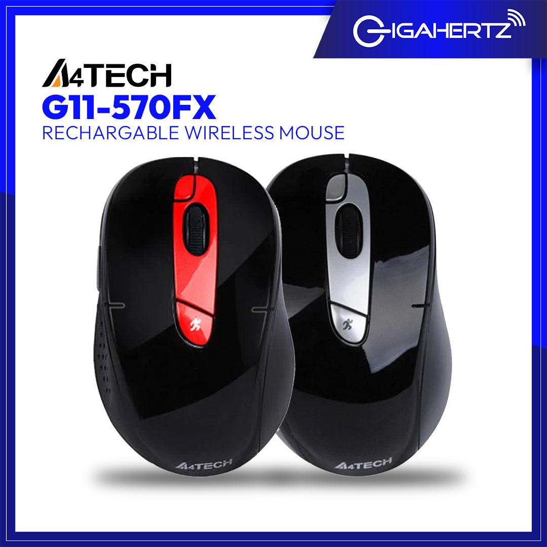 A4Tech G11 - 570FX Rechargable Wireless Mouse | Gigahertz