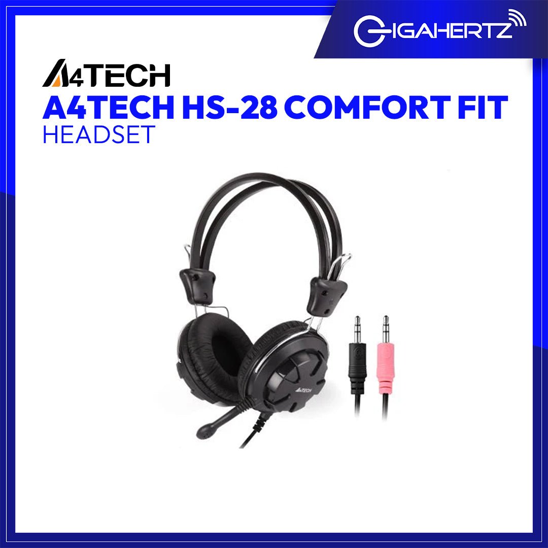 A4Tech HS - 28 Comfort Fit Stereo Headset | Gigahertz