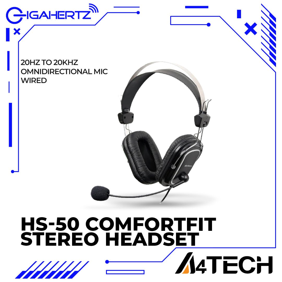 A4Tech HS - 50 ComfortFit Stereo HeadSet | Gigahertz