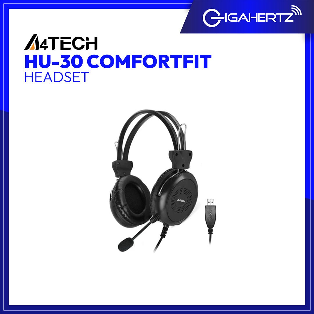 A4Tech HU - 30 ComfortFit Stereo USB Headset | Gigahertz