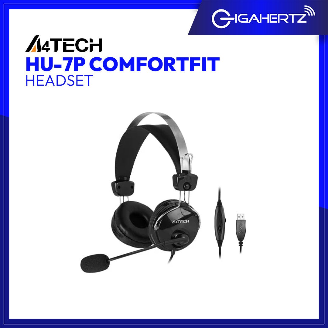 A4Tech HU - 7P ComfortFit Stereo USB Headset | Gigahertz