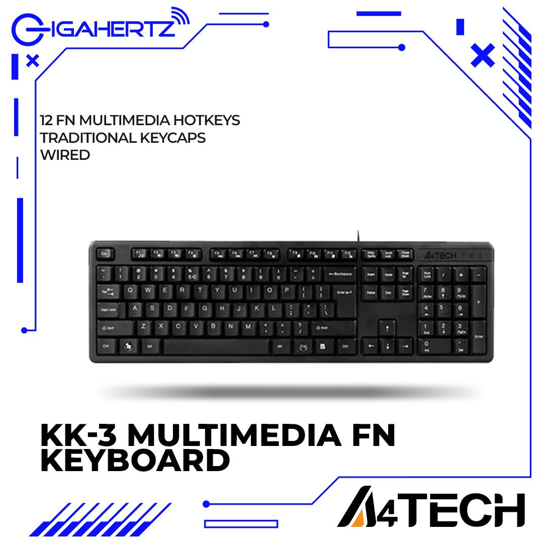 A4Tech KK - 3 Multimedia FN Keyboard | Gigahertz