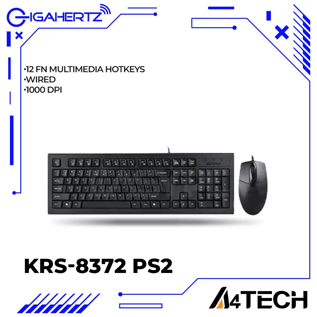 A4Tech KRS - 8372 PS2 Mouse and Keyboard | Gigahertz