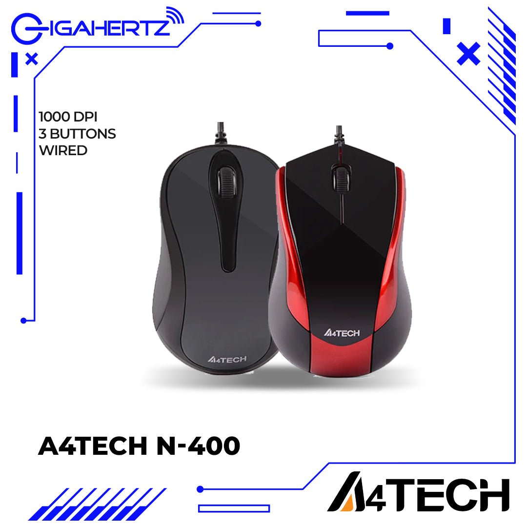 A4tech N - 400 USB Wired Mouse | Gigahertz