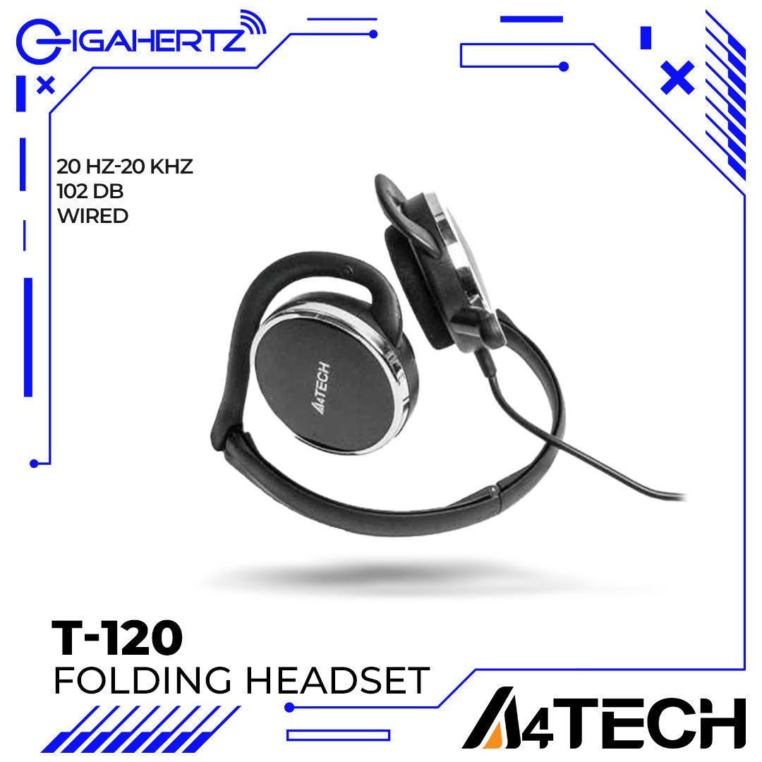 A4Tech T - 120 Folding Headset | Gigahertz