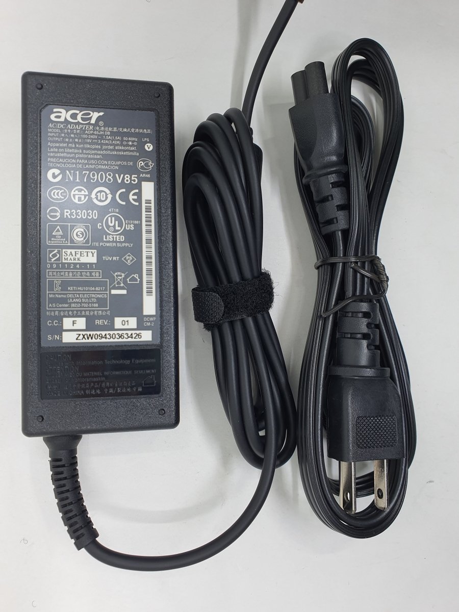 Acer Adapter 65W 19V 5.5 X 1.7 RP O1 | Gigahertz