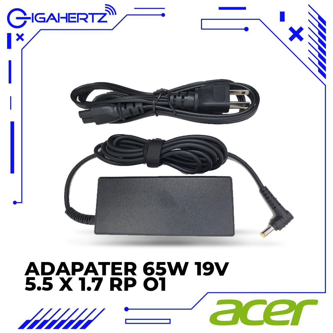 Acer Adapater 65W 19V 5.5 X 1.7 RP O1 | Gigahertz | Gigahertz