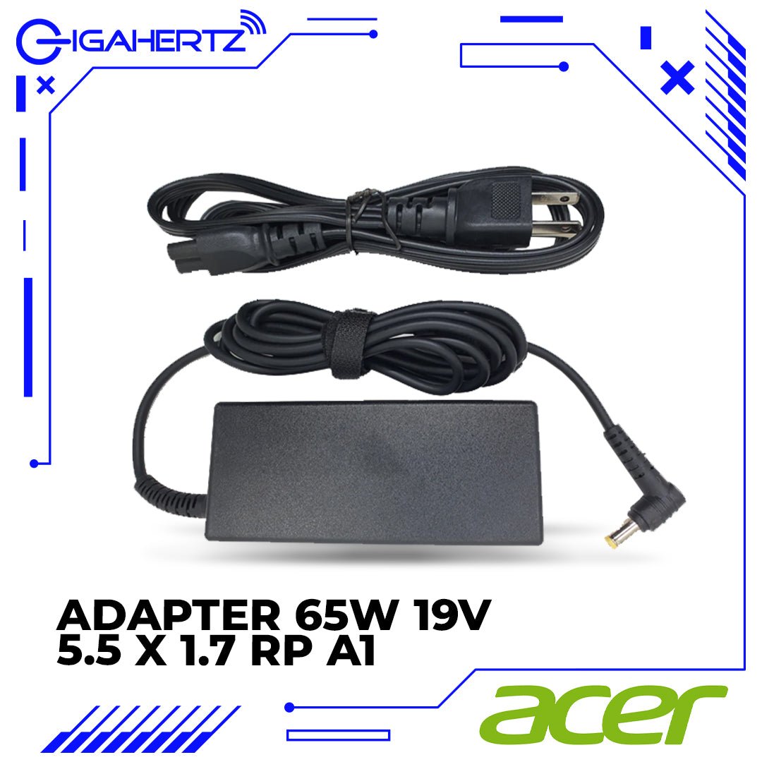 Acer Adapter 65W 19V 5.5 X 1.7 RP A1 | Gigahertz | Gigahertz
