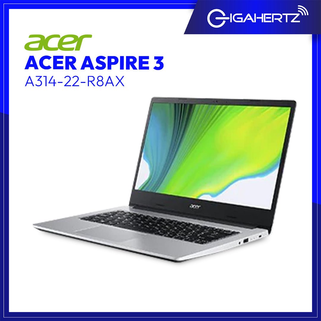 Acer Aspire 3 A314 - 22 - R8AX | 14" FHD | Ryzen 5 3500U | Radeon Vega 8 | 4GB RAM | 1TB + 128GB SSD | WIN 10 | Gigahertz