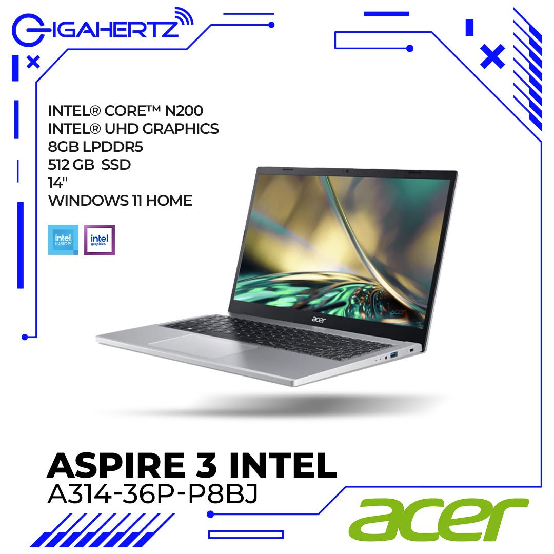 Acer Aspire 3 Intel A314 - 36P - P8BJ | Gigahertz | ACER