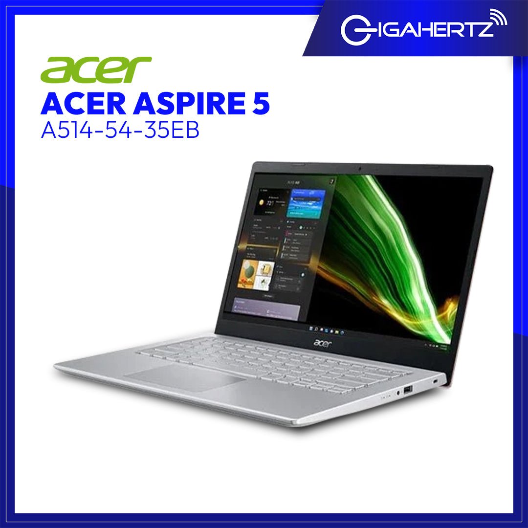 Acer Aspire 5 A514 - 54 - 35EB | 14" FHD | i3 - 1115G4 | UHD Graphics | 8GB RAM | 256GB SSD | WIN 11 | Gigahertz