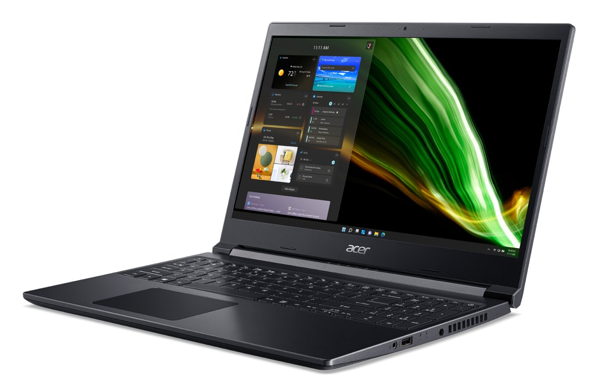 Acer Aspire 7 A715 - 42G - R9F8 | 15.6" FHD | Ryzen 7 5700U | GeForce RTXTM 3050 | 8GB RAM | 512GB SSD | WIN 11 | Gigahertz