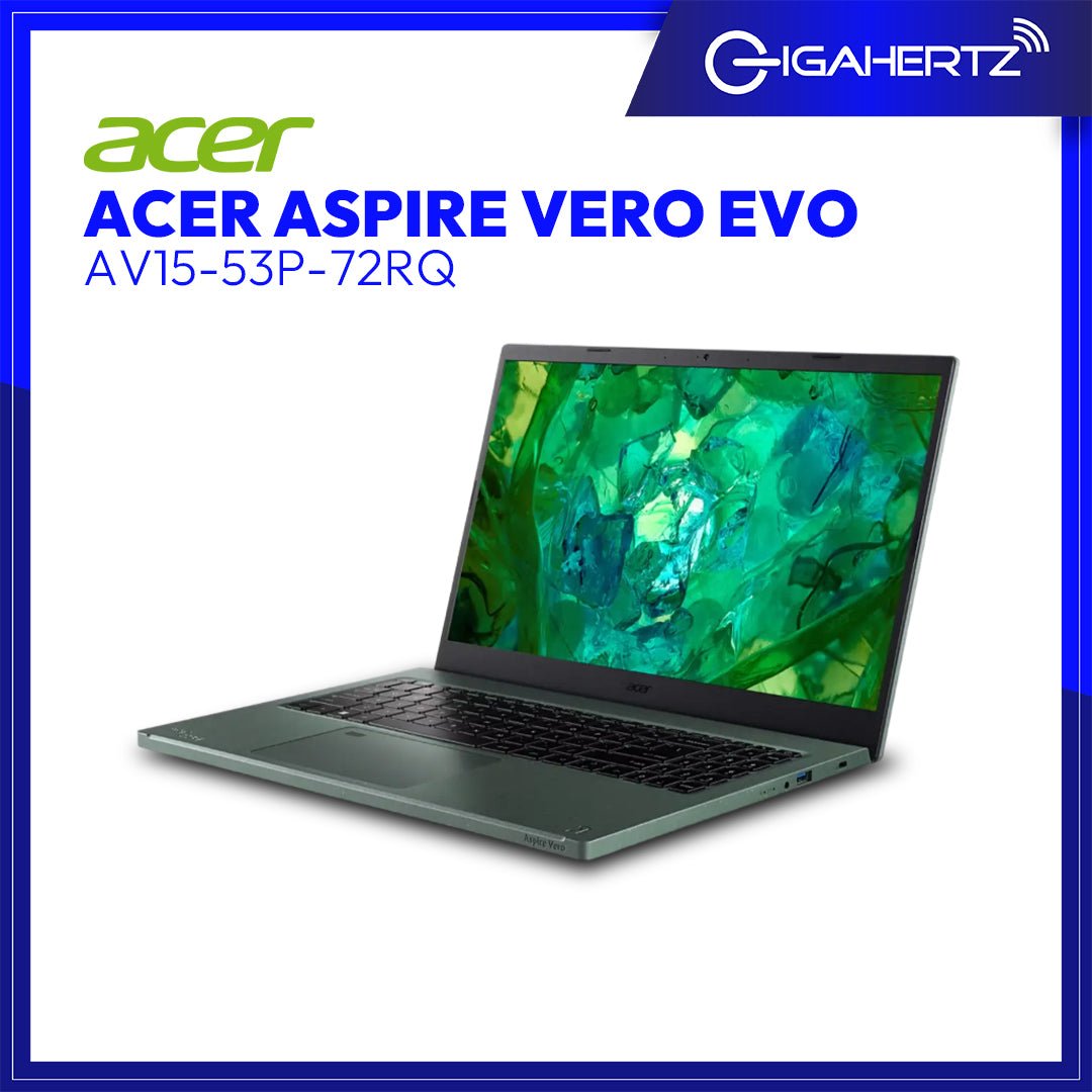 Acer Aspire Vero EVO AV15 - 53P - 72RQ | 15.6" IPS | i7 - 1355U | Iris Xe Graphics | 16GB RAM | 512GB SSD | WIN 11 | Gigahertz