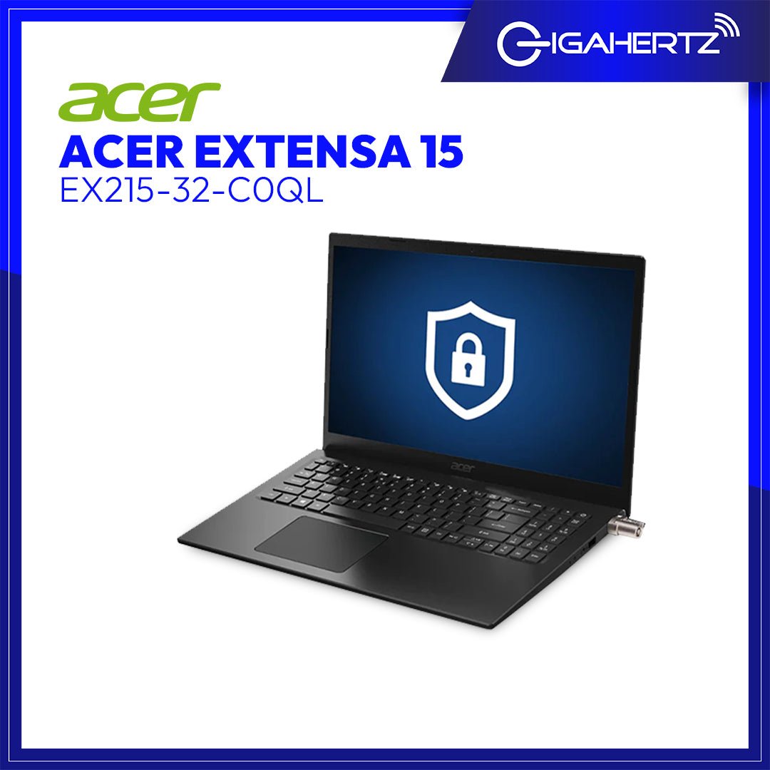 Acer Extensa 15 EX215 - 32 - C0QL | 15.6" FHD | Celeron Processor N5100 | UHD Graphics | 4GB RAM | 512GB SSD | WIN 11 | Gigahertz