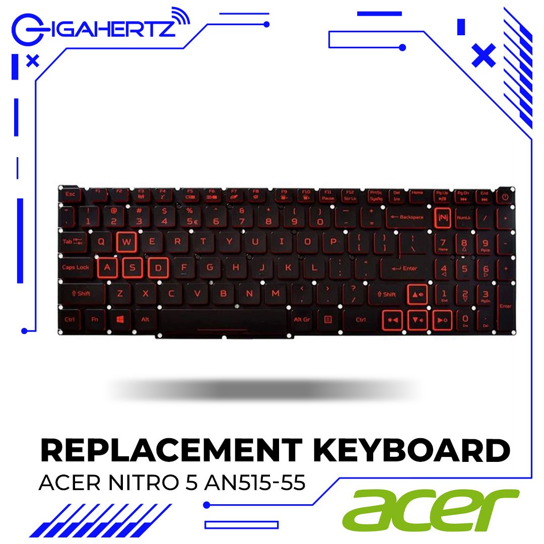 Acer Keyboard for Acer Nitro 5 AN515 - 55 | Gigahertz