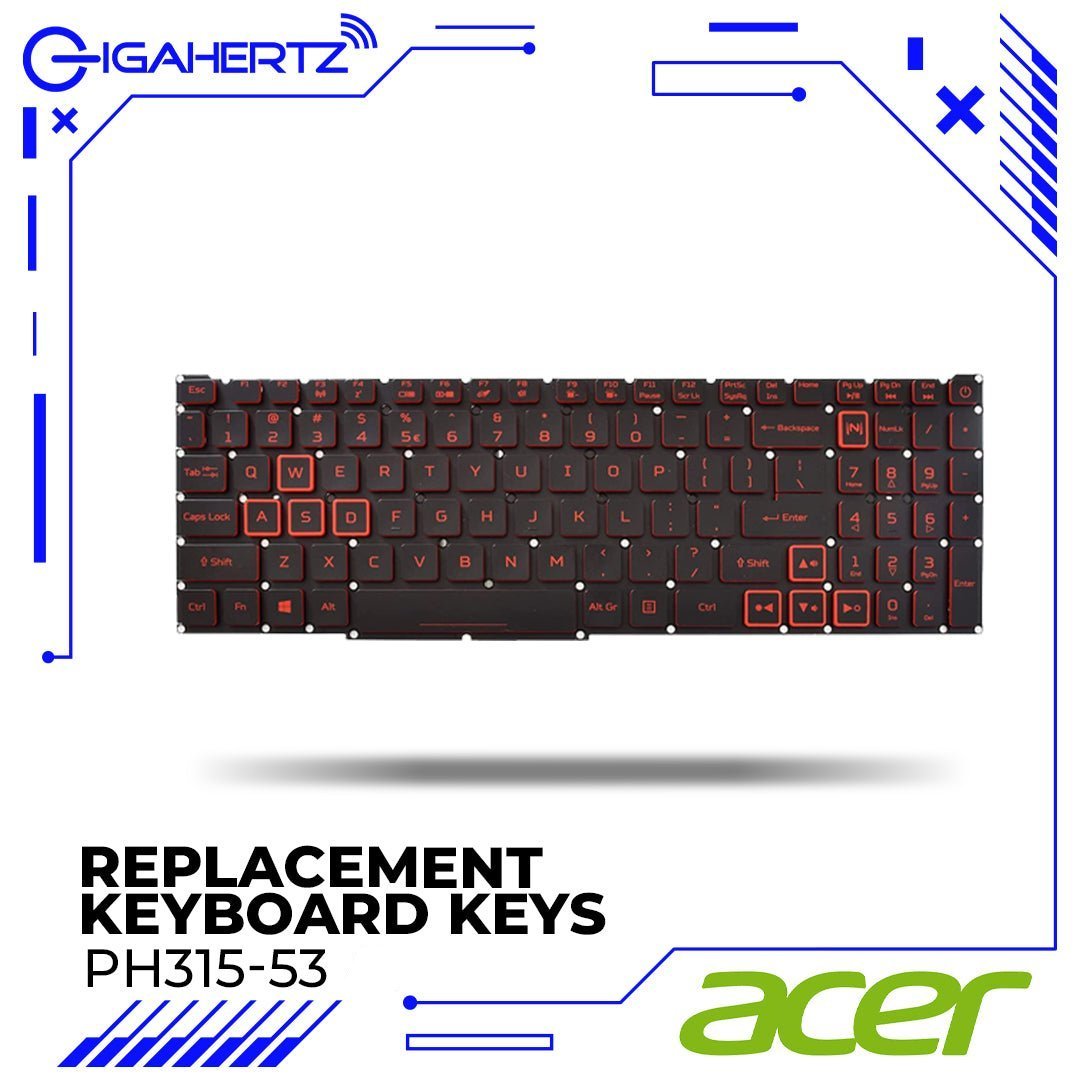 Acer Keyboard Keys PH315 - 53 HH | Gigahertz