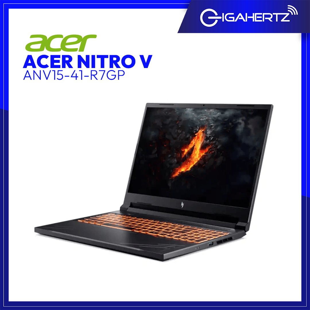 Acer Nitro V ANV15 - 41 - R7GP | 15.6 IPS | Ryzen 5 6600H | GeForce RTX 3050 | 16GB RAM | 512GB GB | WIN 11 | Gigahertz