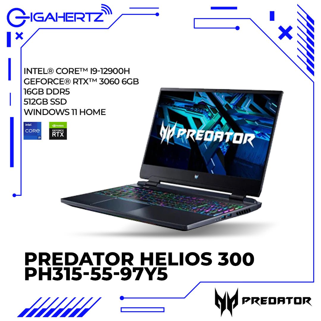 Acer Predator Helios 300 PH315 - 55 - 97Y5 - Laptop Tiangge | Gigahertz | ACER