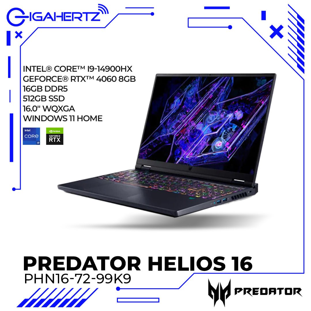 Acer Predator Helios Neo 16 PHN16 - 72 - 99K9 Gaming Laptop | Gigahertz | ACER