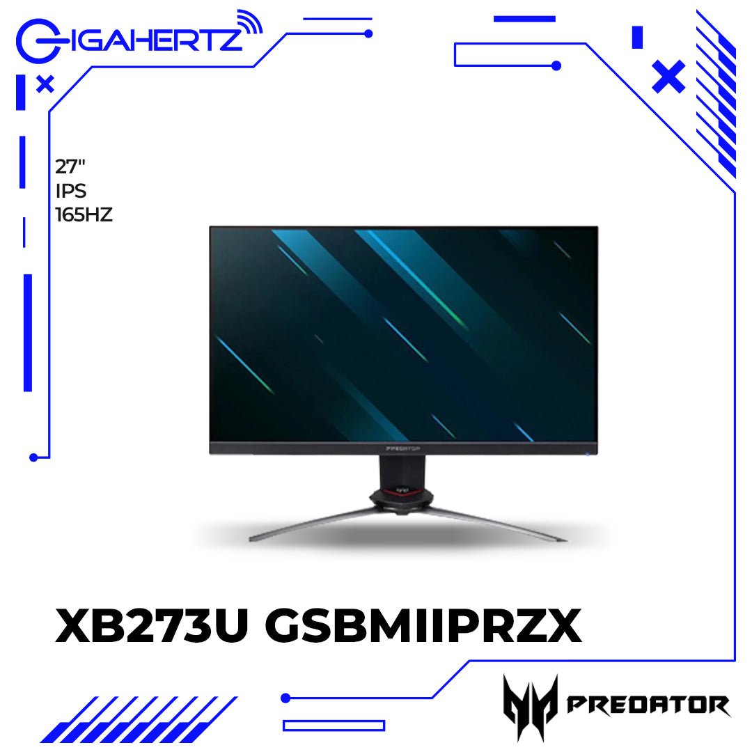 Acer Predator XB273U GSBMIIPRZX 27.0" 165Hz | Gigahertz | ACER