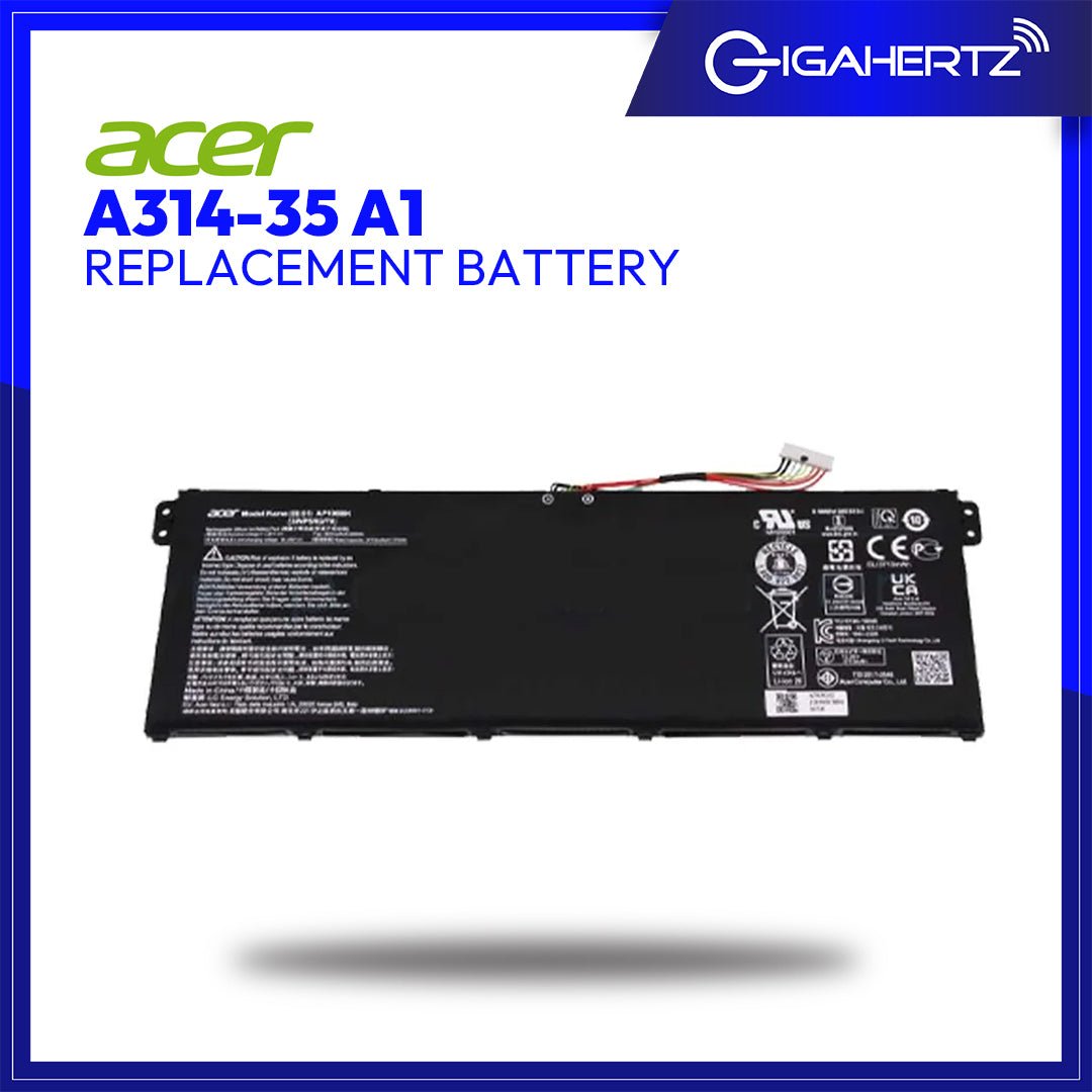 Acer Replacement Battery for Acer Aspire 3 A314 - 35 A1 | Gigahertz