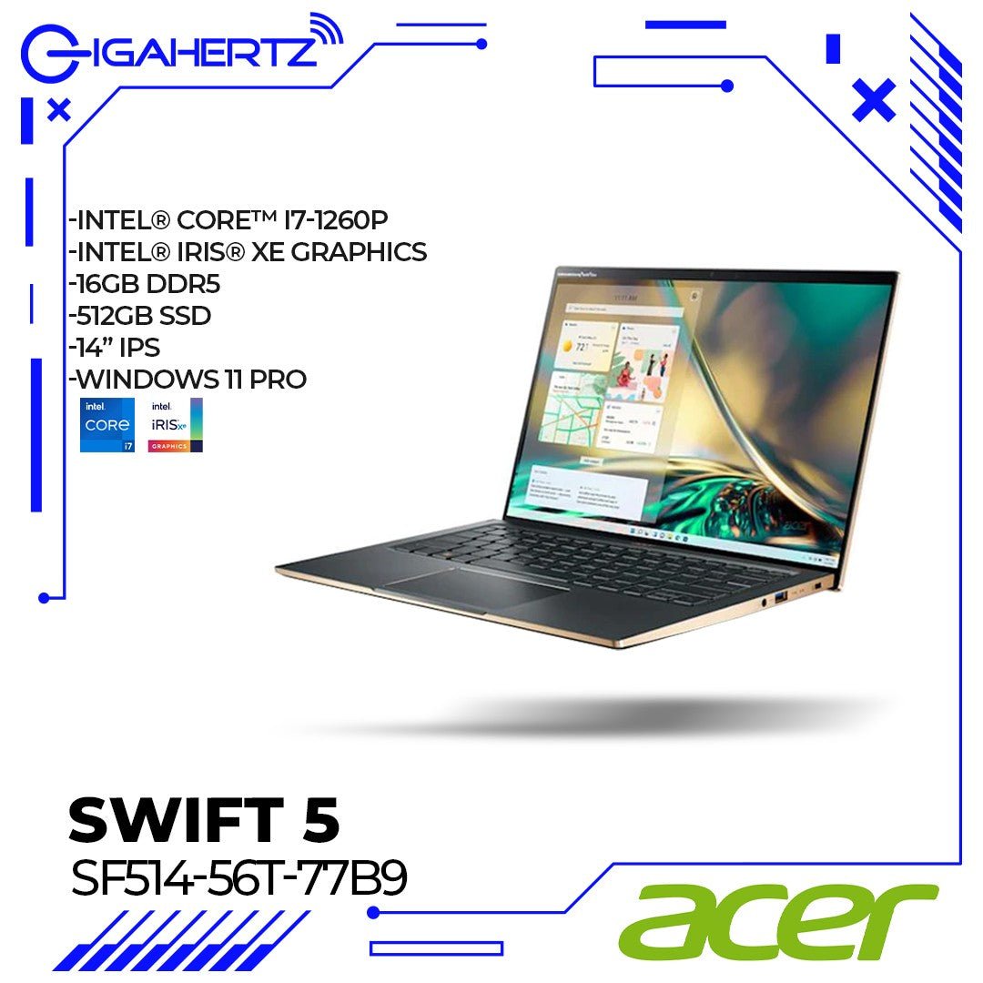 Acer Swift 5 SF514 - 56T - 77B9 | Gigahertz | Gigahertz