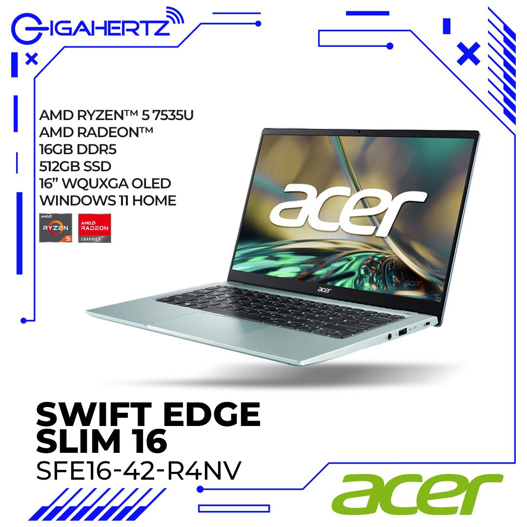 Acer Swift Edge Slim 16 SFE16 - 42 - R4NV | Gigahertz | ACER