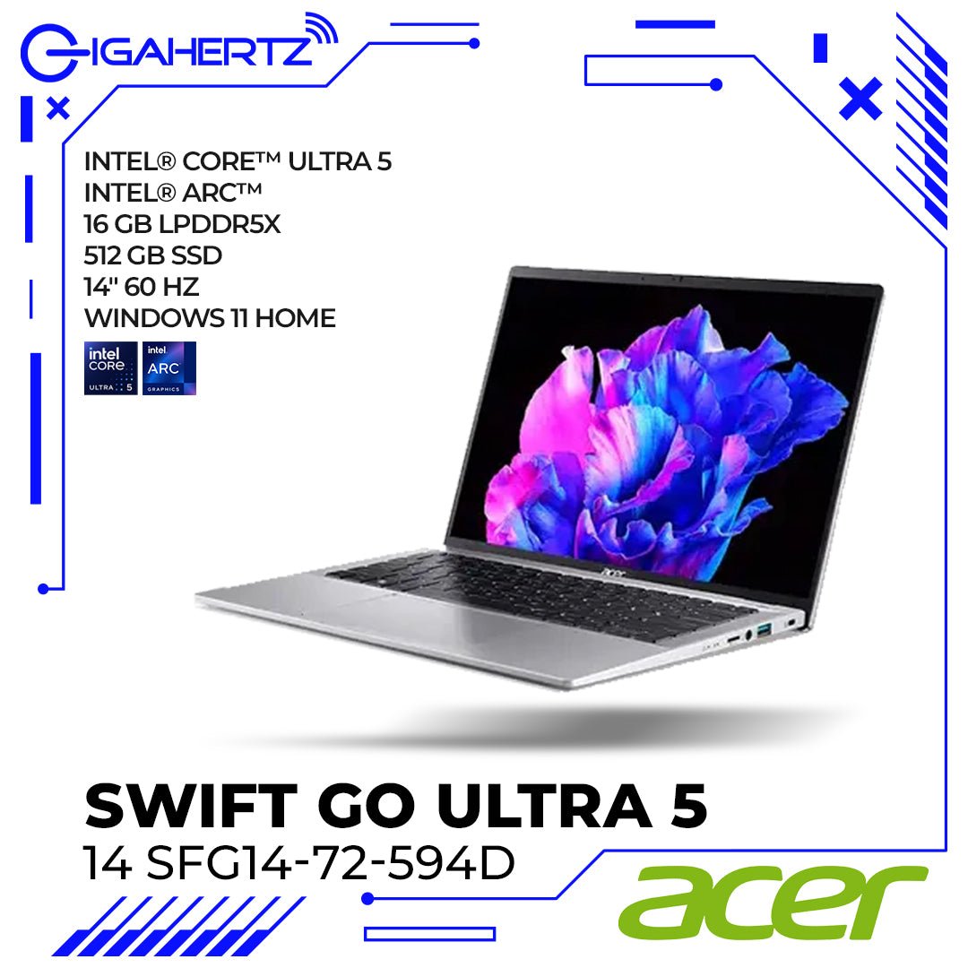 Acer Swift Go 14 SFG14 - 72 - 594D Ultra 5 | Gigahertz