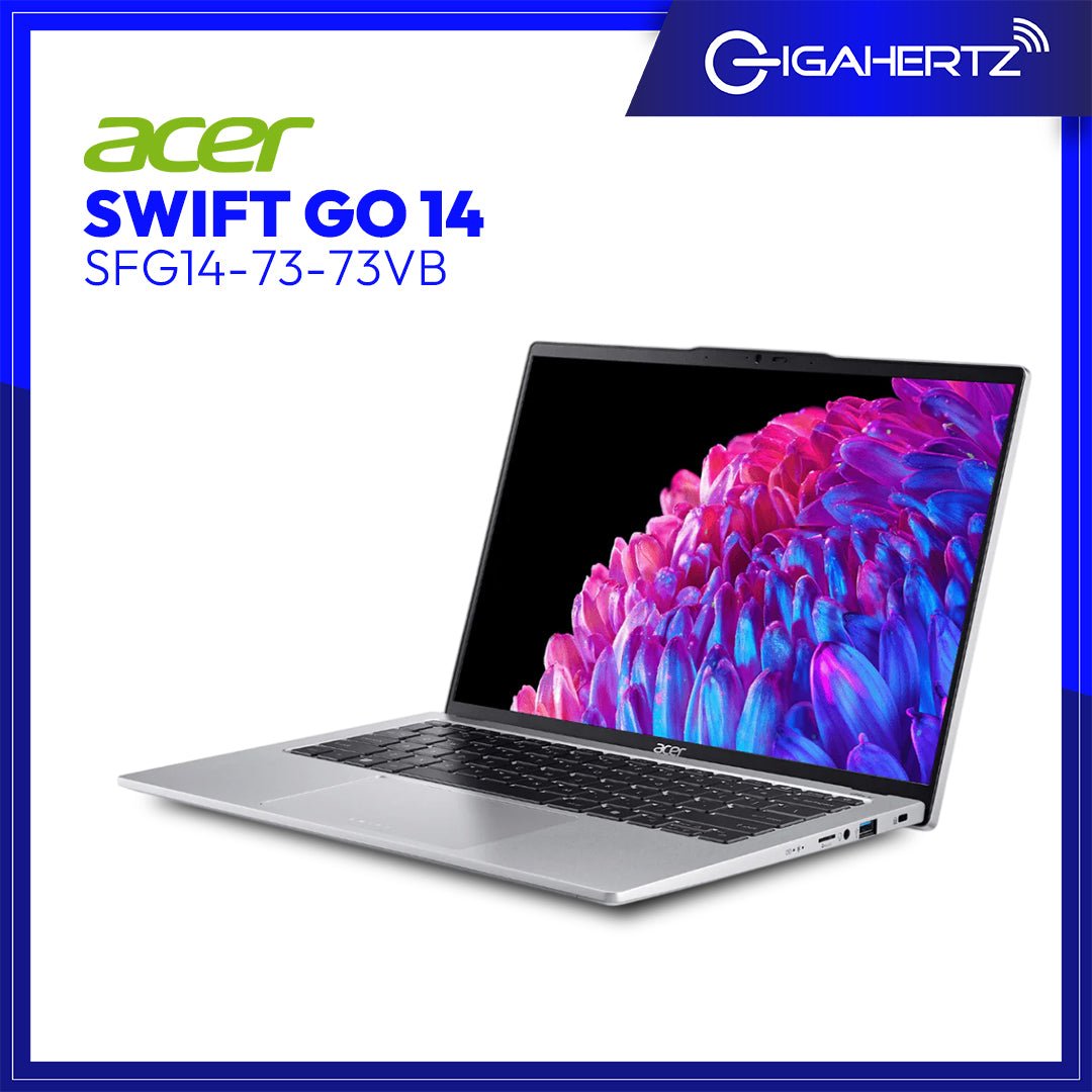 Acer Swift Go 14 SFG14 - 73 - 73VB Silver | 14" OLED | Intel Core Ultra 7 | Intel ARC Graphics | 16GB RAM | 512GB SSD | WIN 11 | Gigahertz