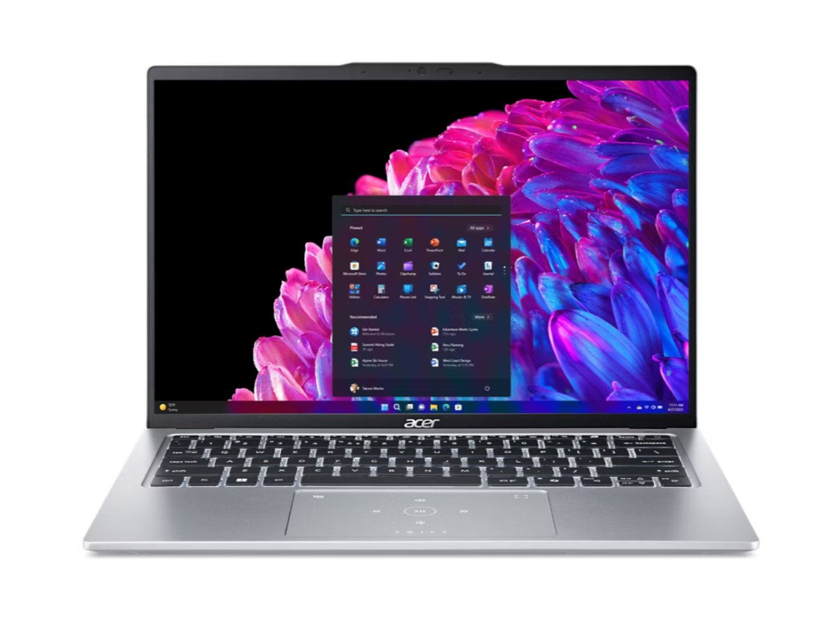 Acer Swift Go 14 SFG14 - 73 - 7481 | 14" OLED | Intel® Core Ultra 7 processor 155H | Intel® ARC™ Graphics | 16 GB RAM | 1 TB SSD | WIN 11 | Gigahertz