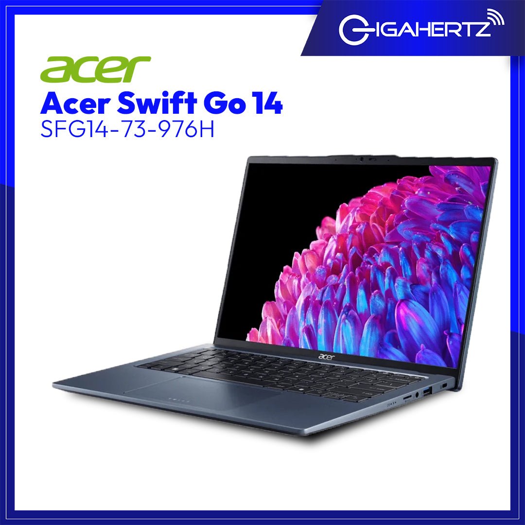 Acer Swift Go 14 SFG14 - 73 - 976H | 14" OLED | Ultra 9 185H | ARC Graphics | 16GB RAM | 1TB SSD | WIN 11 | Gigahertz