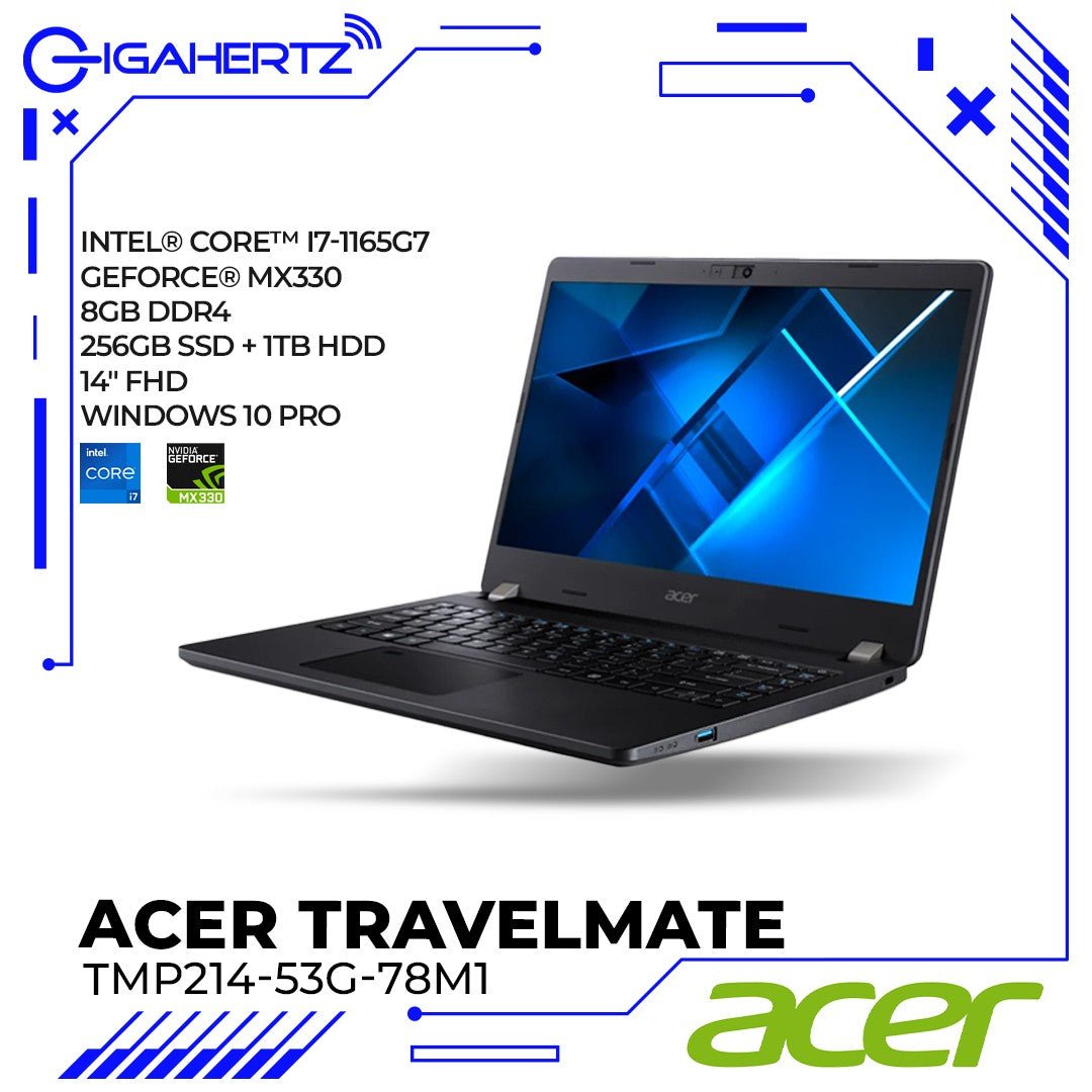 Acer TravelMate TMP214 - 53G - 78M1 | Gigahertz | ACER