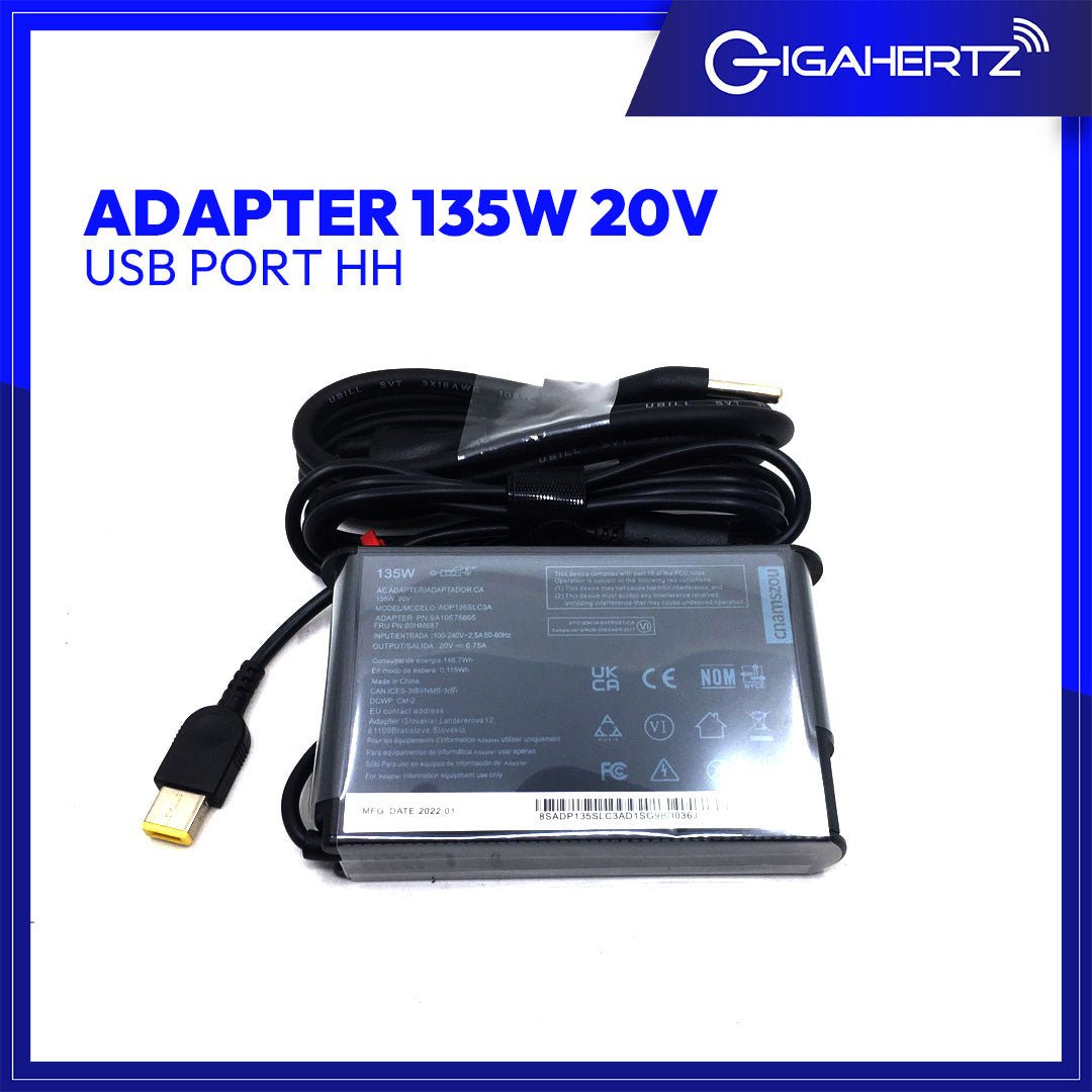 Adapter 135W 20V USB Port | Gigahertz