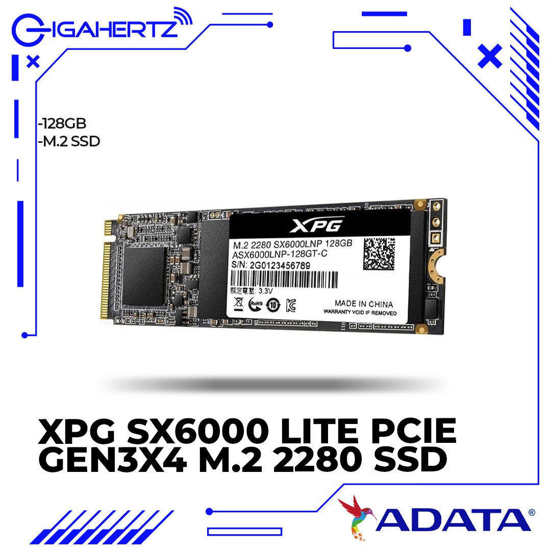 Adata XPG SX6000 Lite PCIe Gen3x4 M.2 2280 Solid State Drive | Gigahertz