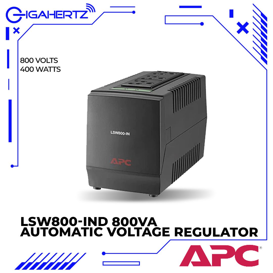 APC LSW800 - IND 800VA Automatic Voltage Regulator | Gigahertz | Gigahertz
