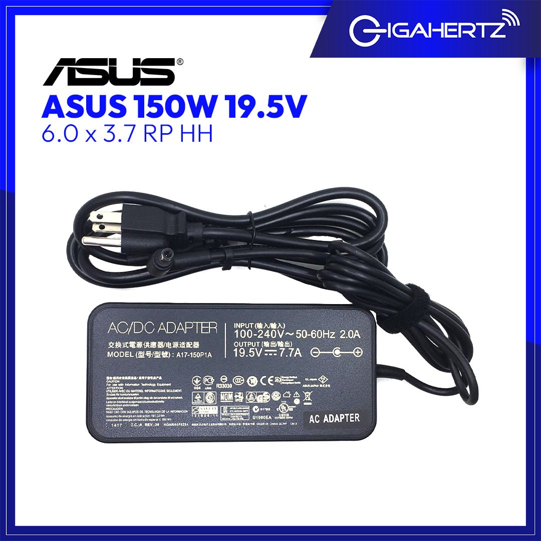 Asus Adapter 150W 19.5V 6.0 x 3.7 RP HH | Gigahertz