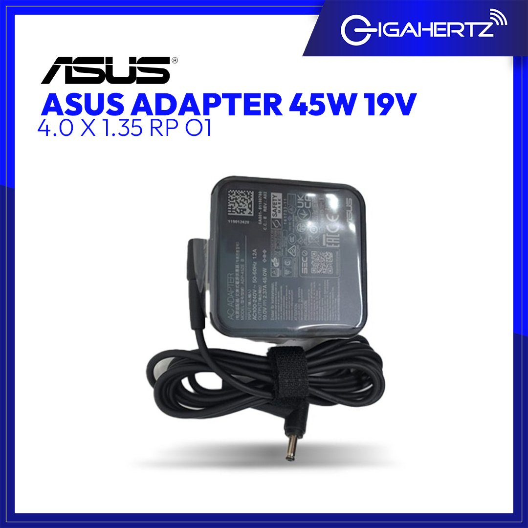 Asus Adapter 45W 19V 4.0 X 1.35 RP O1 | Gigahertz