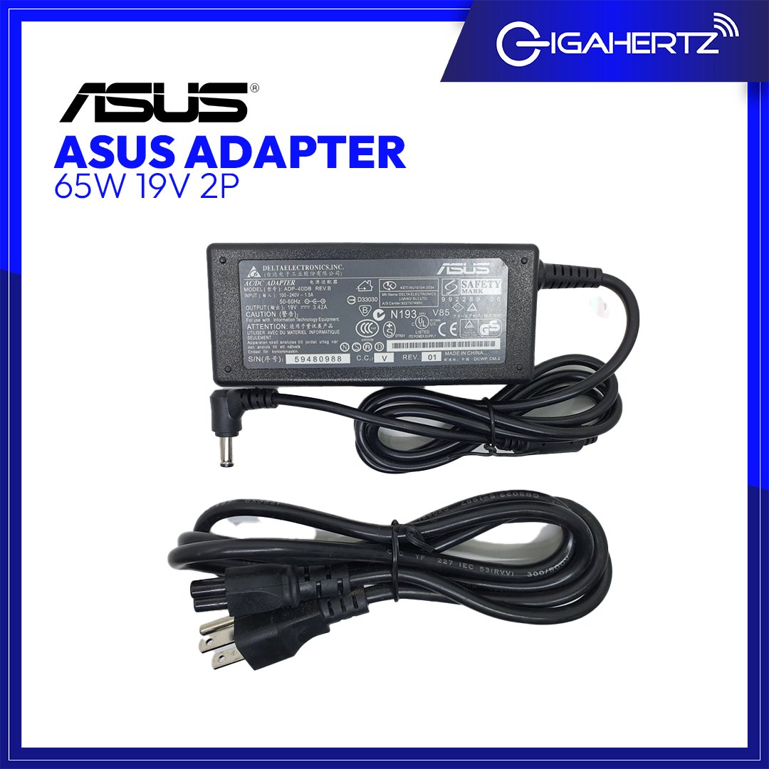 Asus Adapter 65W 19V 5.5 X 2.5 A1 | Gigahertz