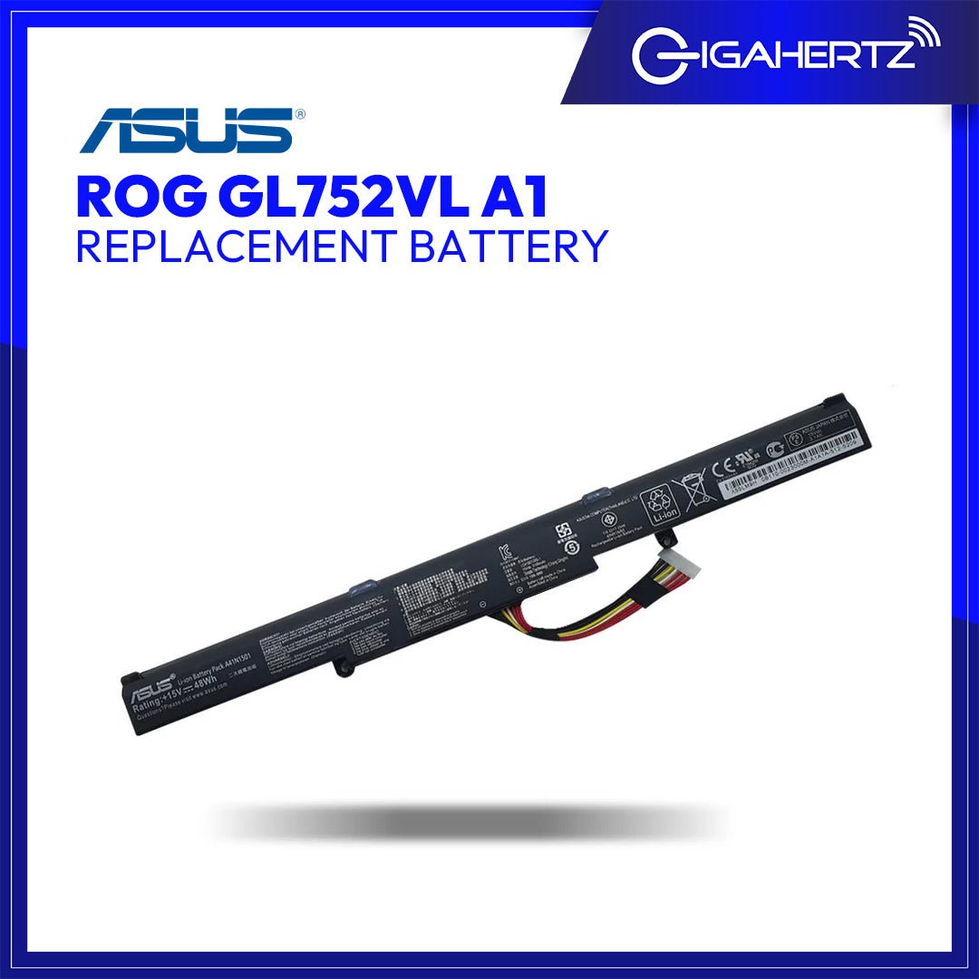 ASUS Battery GL752VL A1 for Asus ROG GL752VL | Gigahertz