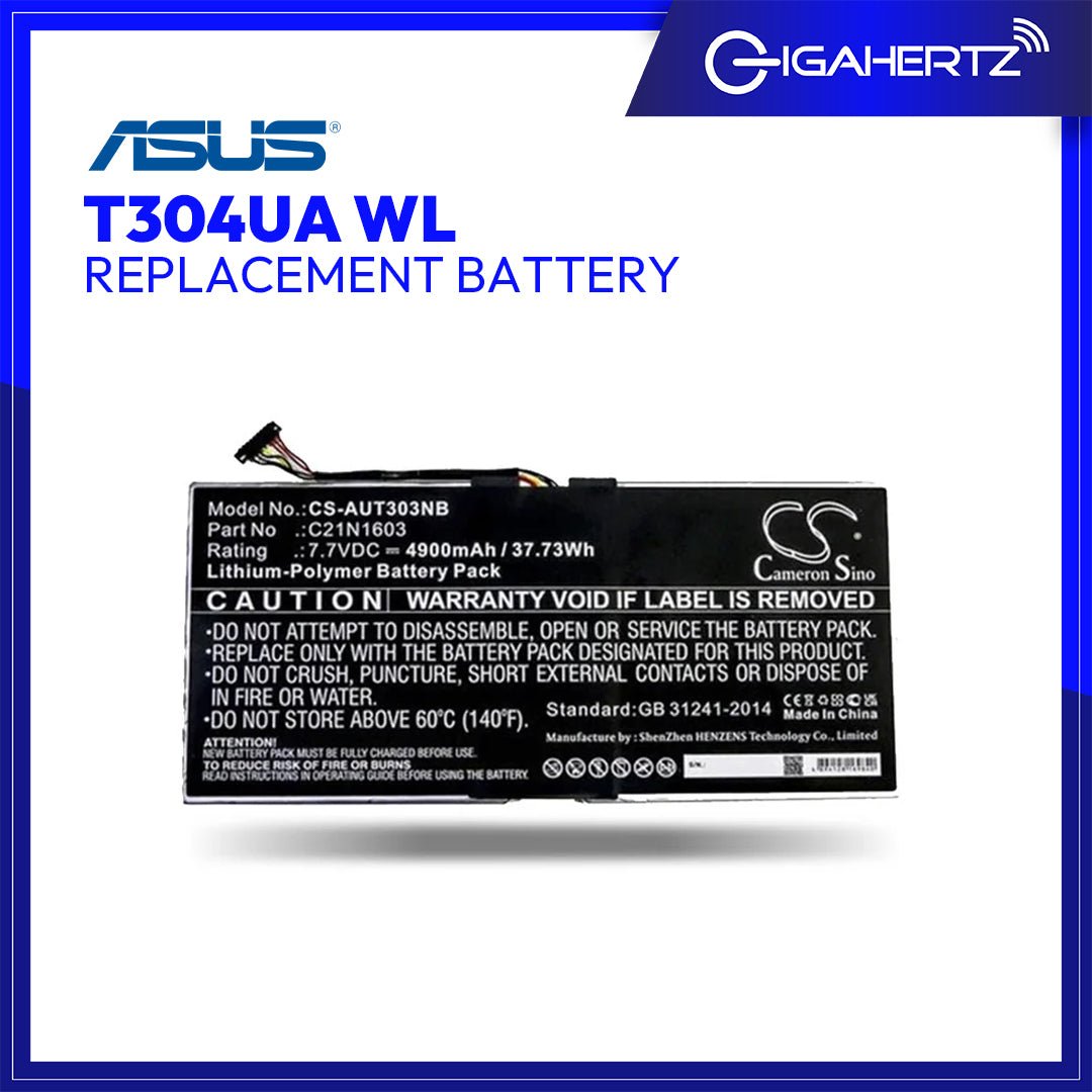 Asus Battery T304UA WL | Gigahertz